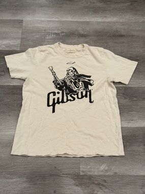 Imogene And Willie Gibson Guitar T Shirt Short Sleeve Cotton USA Mens S